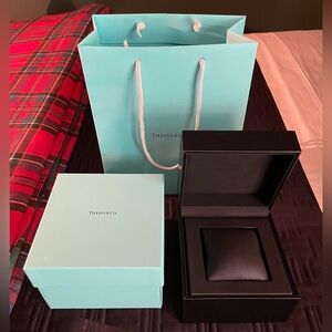 Tiffany & Co. Watch Presentation Box and Bag (New With Tags)
